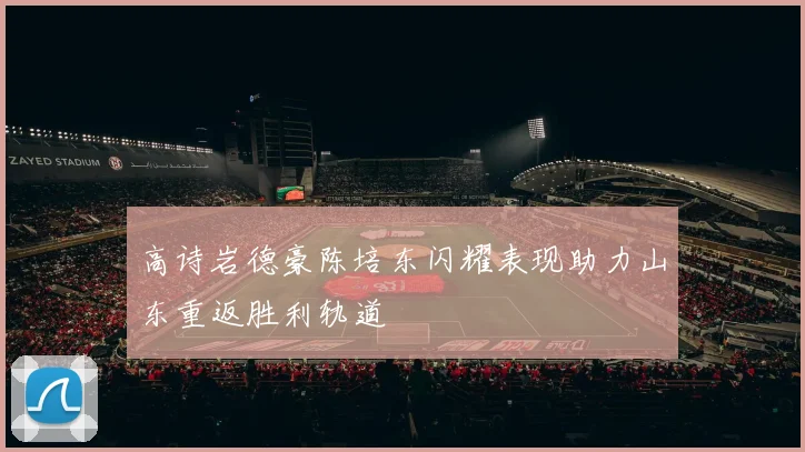 高诗岩德豪陈培东闪耀表现助力山东重返胜利轨道